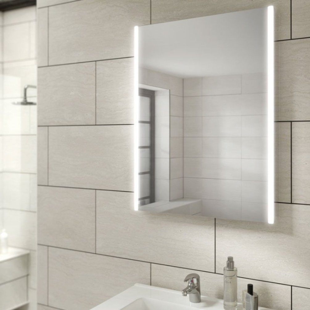Product Lifestyle image of the HIB Zircon LED Bathroom Mirror